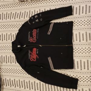 •Men's casual zippered sweater